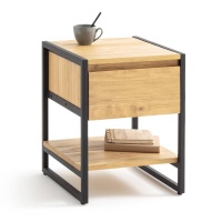 Тумба С 1 ящиком HIBA единый размер черный LA REDOUTE INTERIEURS  фото, kupilegko.ru